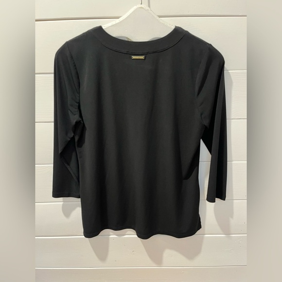 🖤 MICHAEL Michael Kors - Eyelet Lace-Up Top - Size S - Picture 7 of 9